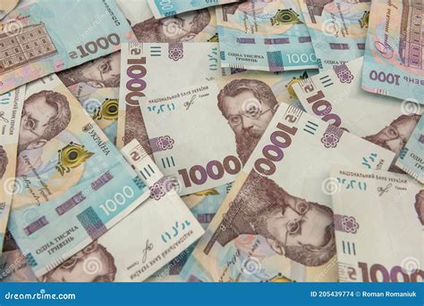 Uah Background Of New Banknote Of Ukraine Stock Photo Image Of