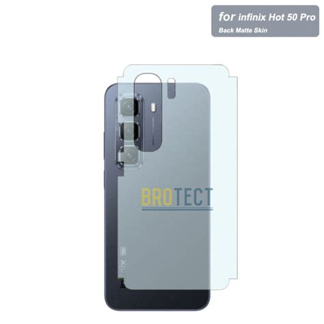 Infinix Hot 50 Pro Back Matte Protector Soft Skin Sheet Film Protection For Hot 50 Pro