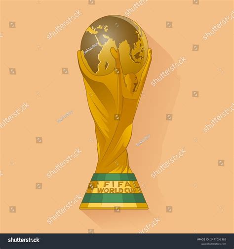 Vector Isolated World Cup Trophy Stock Vector (Royalty Free) 2477052385