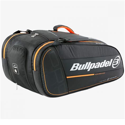 Paletero Bullpadel BPP22014 Performance Negro Naranja PADEL Tienda