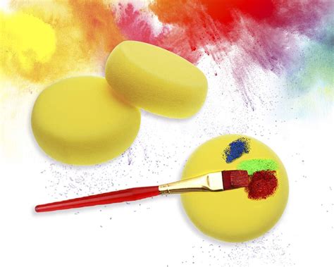 Penta Angel Inch Yellow Painting Sponges Synthetic Artist Sponges