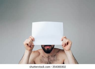 Hundred Naked Guy Holding Blank Sign Royalty Free Images Stock Photos Pictures Shutterstock