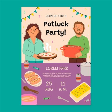 Office Potluck Flyer