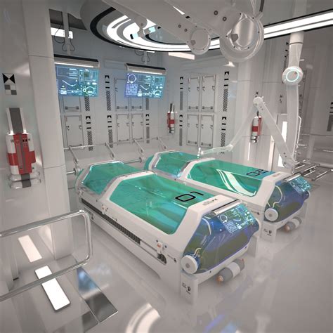 Scifi Laboratory 3D model :: Behance
