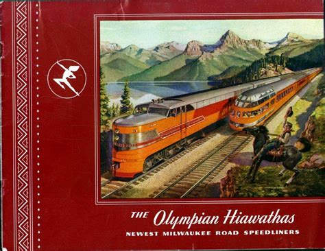 Hiawatha Brochure scan Train Posters, Milwaukee Road, Hiawatha, Plank Workout, Round House ...