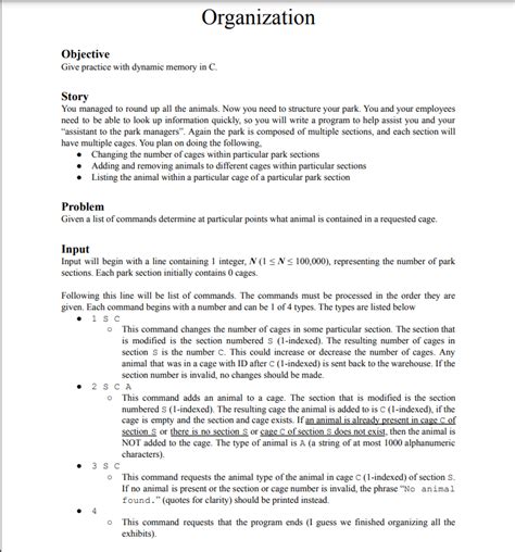 Solved Objective Give Practice With Dynamic Memory In C Chegg