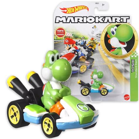 Carrinho Mario Kart Hot Wheels Original Mattel Gbg De Cora O Shop
