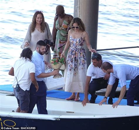 Jennifer Lopez Flaunts Her Famous Bottom In A Tiny White Thong Bikini During A Beach