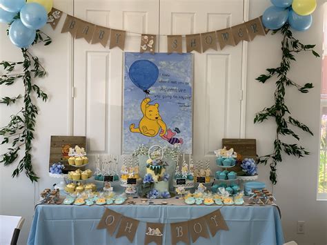 Winnie The Pooh Baby Shower Baby Shower Table Decorations Decor