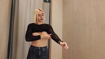 Peeping Into The Public Dressing Room A View From Below On A Juicy Ass And Big Tits Hidden