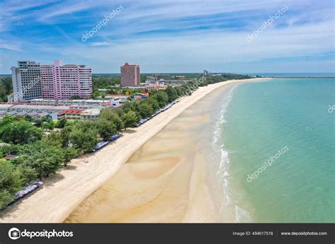 Cha Am Beach In Phetchaburi Thailand Stock Photo Worldpitou Gmail