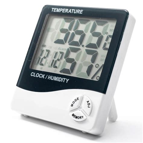 Relogio Com Termometro - Higrômetro Digital Relógio Com Termômetro E Sensor Externo - Carrefour