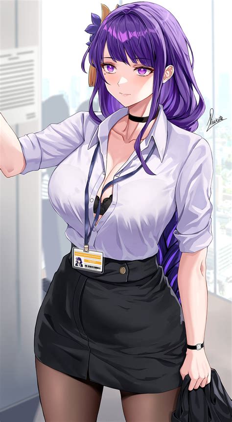 Office lady Raiden [Genshin Impact] : r/OfficialSenpaiHeat