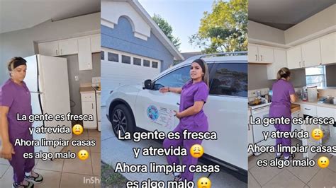 Cubana en EEUU responde a críticas por trabajar limpiando casas Me