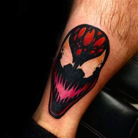 50 Carnage Tattoo Designs Für Männer Comic Book Supervillain Ink