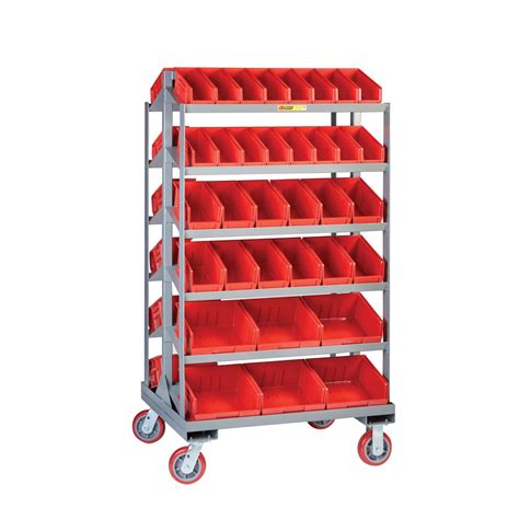 Sloped Shelf Bin Cart - Little Giant