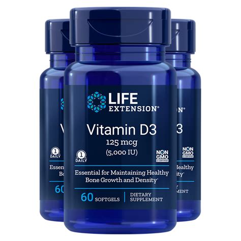 Купить 3 бутылки импорт 5000iu для взрослых деятельность Витамин D3 ...