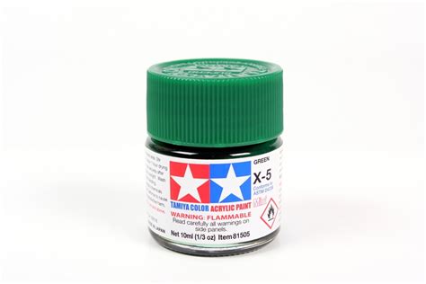 X-5 TAMIYA ACRYLIC PAINT GREEN (gloss) – RC WORLD HOBBIES AUSTRALIA