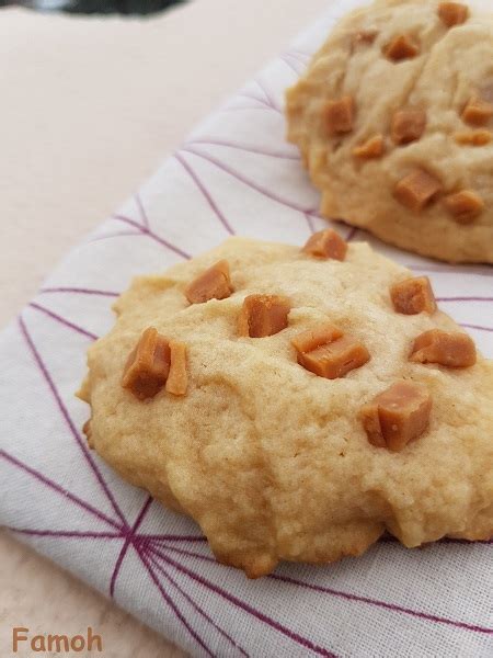 Cookies Pépites De Caramel Famoh Blog Culinaire Et Recettes De