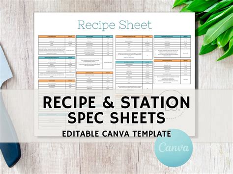 Restaurant Station Cheat Sheets Restaurant Training Materials