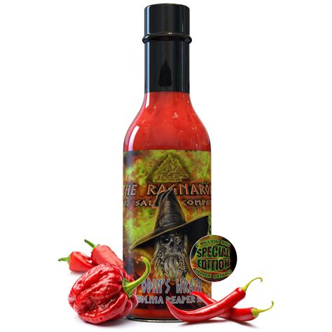 Carolina Reaper Hot Sauce Odins Wrath Special Edition