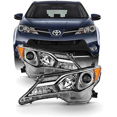 Amazon Headlights Replacement For 2013 2015 Toyota RAV4 RAV 4