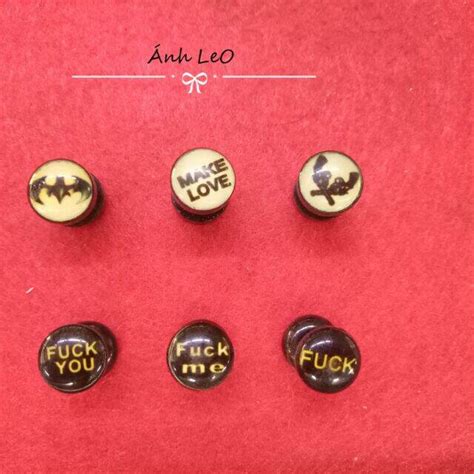 cặp Bông tai Fuck you playboy