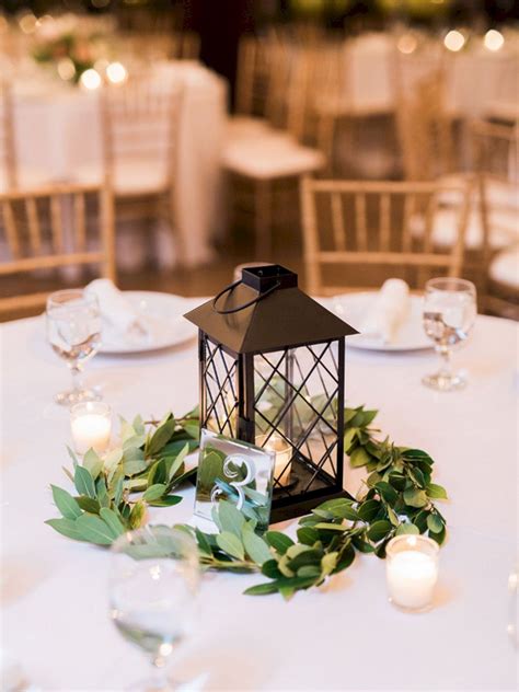 Awesome Lantern Greenery Centerpiece Ideas 28 Lantern Centerpiece