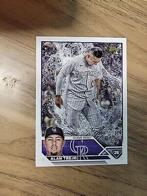 Topps Update Golden Mirror Ssp Alan Trejo Us Colorado Rockies