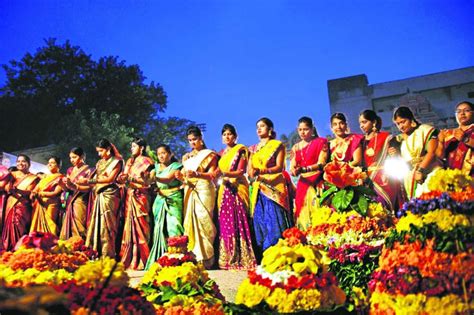 story  telanganas bathukamma festival telangana today