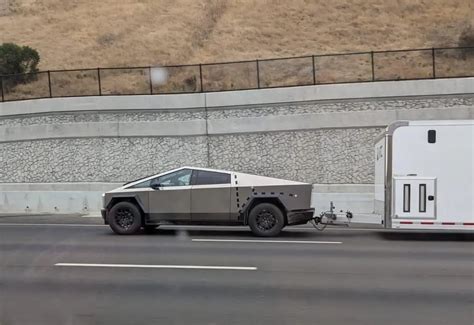 Tesla Cybertruck Towing Frunk And Interior Caught In Latest Sightings And Leaks Drive Tesla