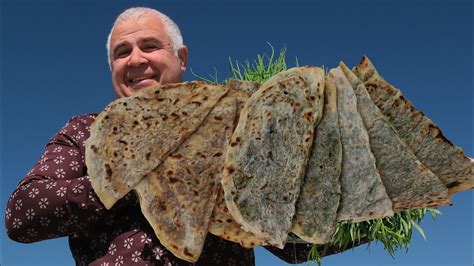 КУТАБЫ c МЯСОМ и ЗЕЛЕНЬЮ. ENG SUB - YouTube