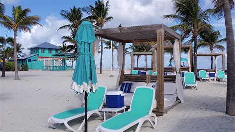 Royal Caribbean Odyssey Of The Seas Coco Cay Chill Island View Of Bed