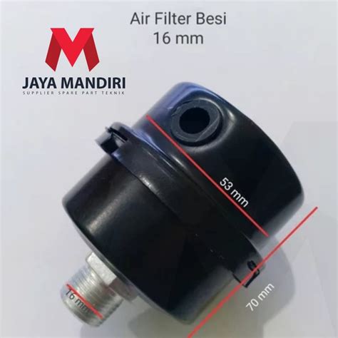 Jual Filter Udara Besi Kompresor Portable 16 Mm Shopee Indonesia