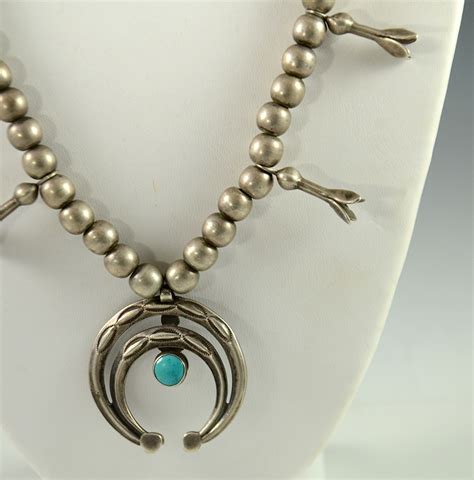 Vintage Silver Squash Blossom Necklace Hoel S Indian Shop