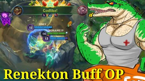 Renekton Buff Is Over Power Tier S Patch B Gameplay Renekton