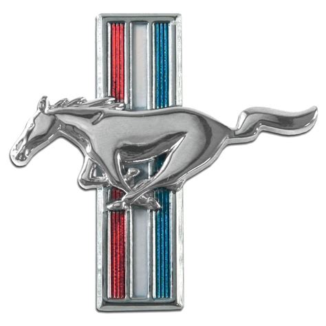 1965 1966 Ford Mustang Emblem Running Horse Dr Side