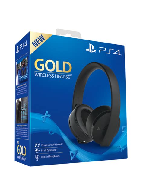 Гарнитура беспроводная Sony Gold Wireless Stereo Headset PS4/PS3/PS ...