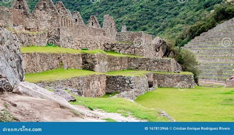 The Terraces Or Agricultural Platforms Of The Inca Empire Machu Picchu