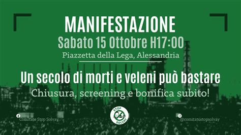 Il Ottobre Manifestazione Stop Solvay Laboratorio Sociale Alessandria