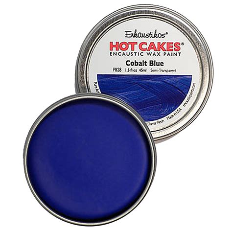 Enkaustikos Hot Cake Encaustic Wax Paint 1 5 Oz Tin Cobalt Blue Michaels
