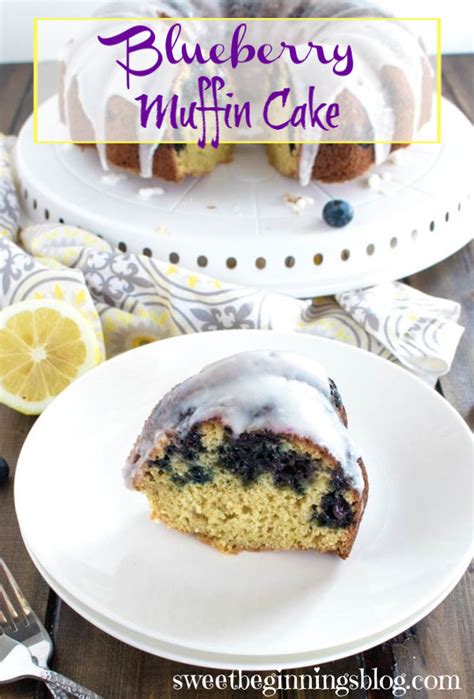 Blueberry Muffin Cake Sweet Beginnings Blog