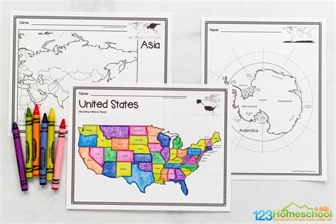 Blank Street Map For Kids