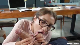 Kriss Kiss In Glasses Is Sucking Cock And Licking Balls In Pov Porn Movies Movs