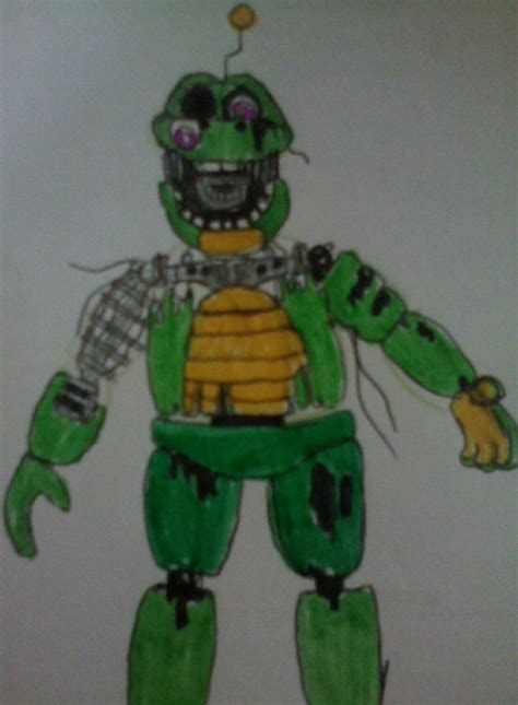 Withered Happy Frog By Freddlefrooby On Deviantart Fnaf Coloring