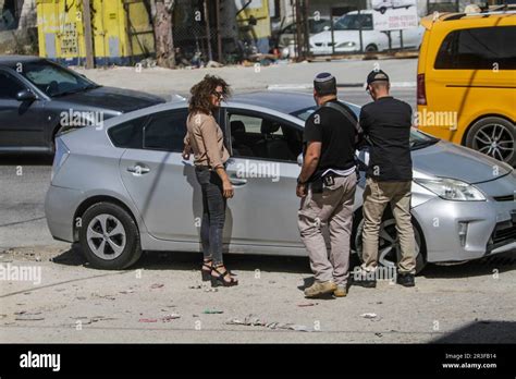 Nablus Pal Stina Mai Israelische Soldaten Und Sanit Ter