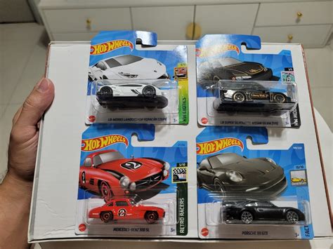 Hot Wheels Lamborghini LB WORKS LB Super Silhouette Nissan Silvia S Porsche GTS