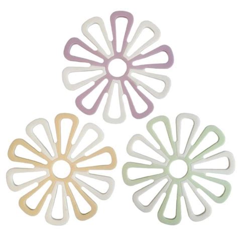 Pieces Heat Resistant Silicon Mat Trivet Hot Pot Base Shop Today Get It Tomorrow