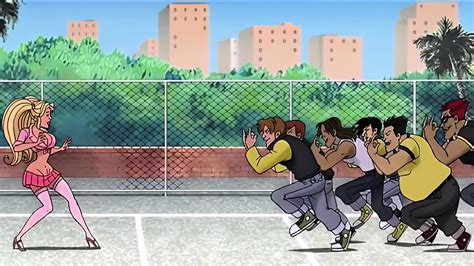 Stripperella BALLBUSTING GANG Anime 2 Kicks In The Nuts Pamela Anderson Busty Atomic Blonde