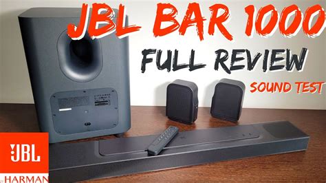 サラウンド JBL BAR 1000 フォーマッ